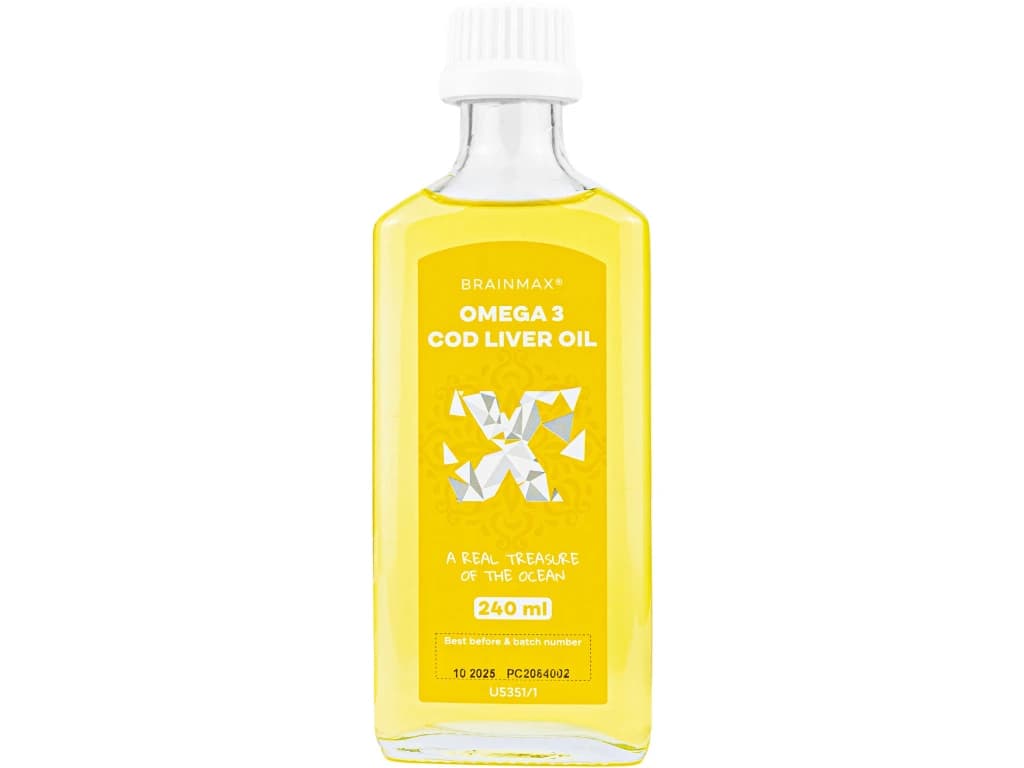 BrainMax Omega 3 Cod Liver Oil 240 ml