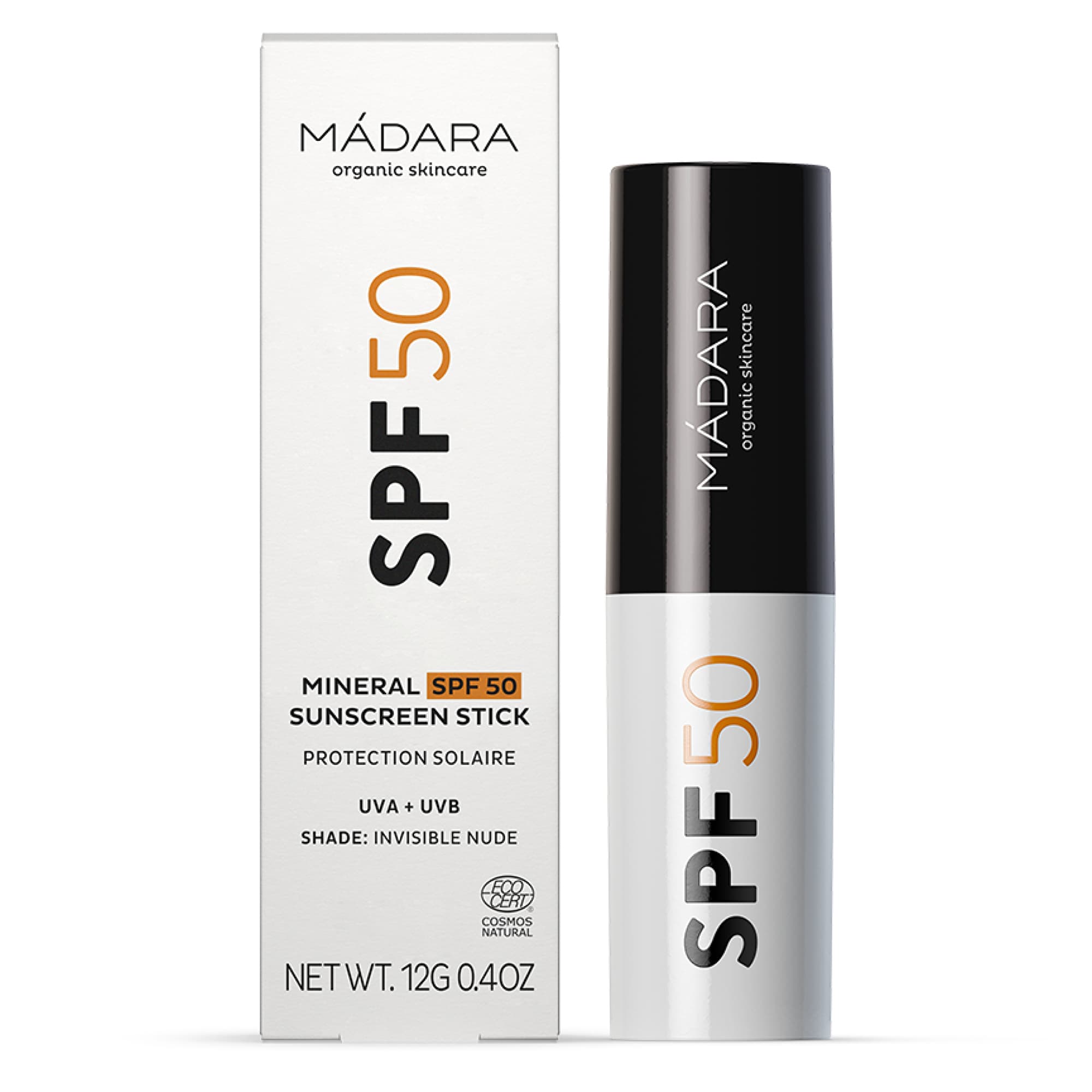MÁDARA Minerální opalovací tyčinka SPF 50 12 g
