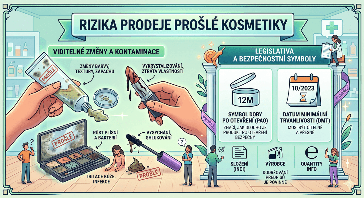 Prodej prošlé kosmetiky – legislativa a rizika Prodej prošlé kosmetiky – na co si dát pozor