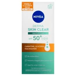 Nivea Derma Skin Clear Denní UV Fluid OF 50+ 40 ml