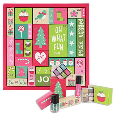 Zmile Cosmetics Adventní kalendář Puzzle Oh What Fun